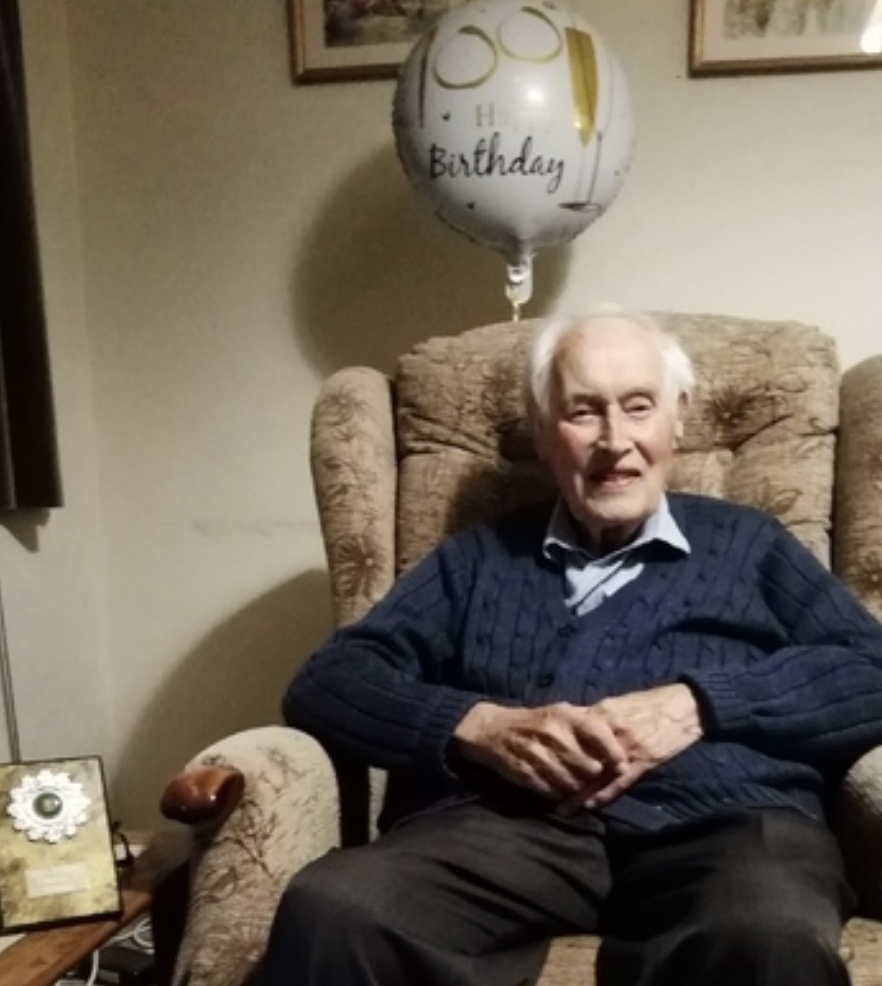 Congratulations to Alan Welch at 100